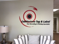 Cobblestone Tag and Label Sign