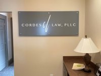 Cordes Law of Charlotte - Interior Feature Wall Sign