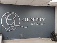 Gentry Dental - Interior Feature Wall Sign