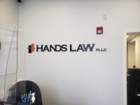 Interior Feature Wall Sign for Hands Law Office - JC Signs 2022