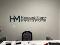 Interior Feature Wall Sign for Herrmann & Murphy of Charlotte