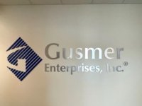 Interior Feature Wall Sign for Gusmer Enterprises - JC Signs 2022
