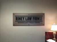 Riney Law Firm Sign - Interior Wall Sign