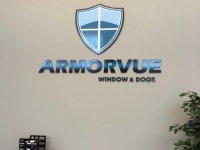 Interior Feature Wall Sign for Armorvuew of Charlotte
