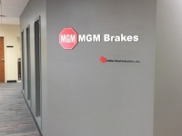 MGM Brakes Interior Sign