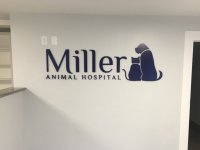 Interior Feature Wall Sign for Miller Animal Hospital - JC Signs 2022