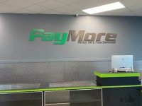 Paymore of Gastonia - Painted Acrylic Interior Sign