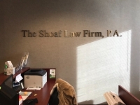 Shoaf Law Firm - Feature Wall Sign
