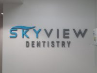 Skyview Dentistry - Interior Office Sign