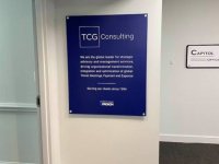 Custom Interior Signage for TCG Consulting of Charlotte