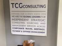 TCG Consulting of Charlotte - Interior Feature Wall Sign 2
