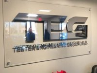 Teeter Engineering - Interior Feature Wall Sign