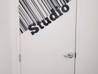 The Barre Code of Charlotte -- Interior Vinyl Design