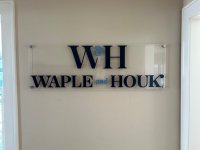 Interior Feature Wall Sign for Waple & Houk of Charlotte