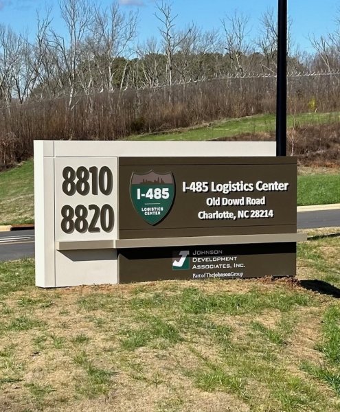 Monument Sign for I-485 Logistics Center of Charlotte - JC Signs 2024