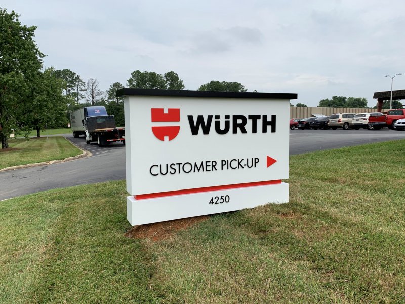 Wurth of Charlotte -- Monument Sign