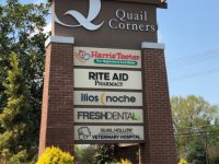 Dimensional Logo Letters on EXISTING MONUMENT