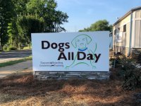 DOGS ALL DAY - MONUMENT SIGN
