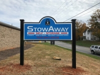 Monument Sign for Stowaway of Lincolnton, NC