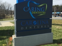 Caring Denistry of Lincolnton, NC - Monument Sign