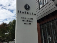 Sintra Letters and Logo added to existing Monument Sign