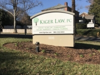 Kiger Law - New Sign Faces for Monument Sign