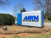 Motor Racing Network of Concord, NC -- New Panels for existing Monument Sign