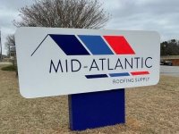 Monument Sign for Mid-Atlantic Roofing Supply - JC Signs 2022