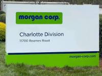 Custom Monument Sign for Morgan Corp of Charlotte