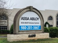 New Alumabond Panel for Existing Monument at Assa Abloy of Charlotte