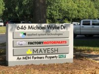 New ID Panel on Existing Monument for Applied System Technologies