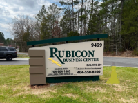 Monument Sign for Rubicon Business Center - JC Signs 2023