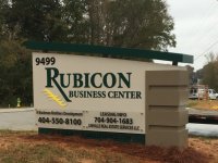 Rubicon Business Center - Monument Sign