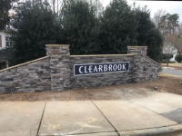 HDU Panel for EXISTING Monument Structure - Clearbrook Neighborhood