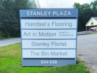 Monument Sign for Stanley Plaza - JC Signs 2024