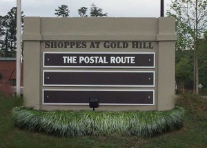 Monument Sign for Gold Hill Shopping Center