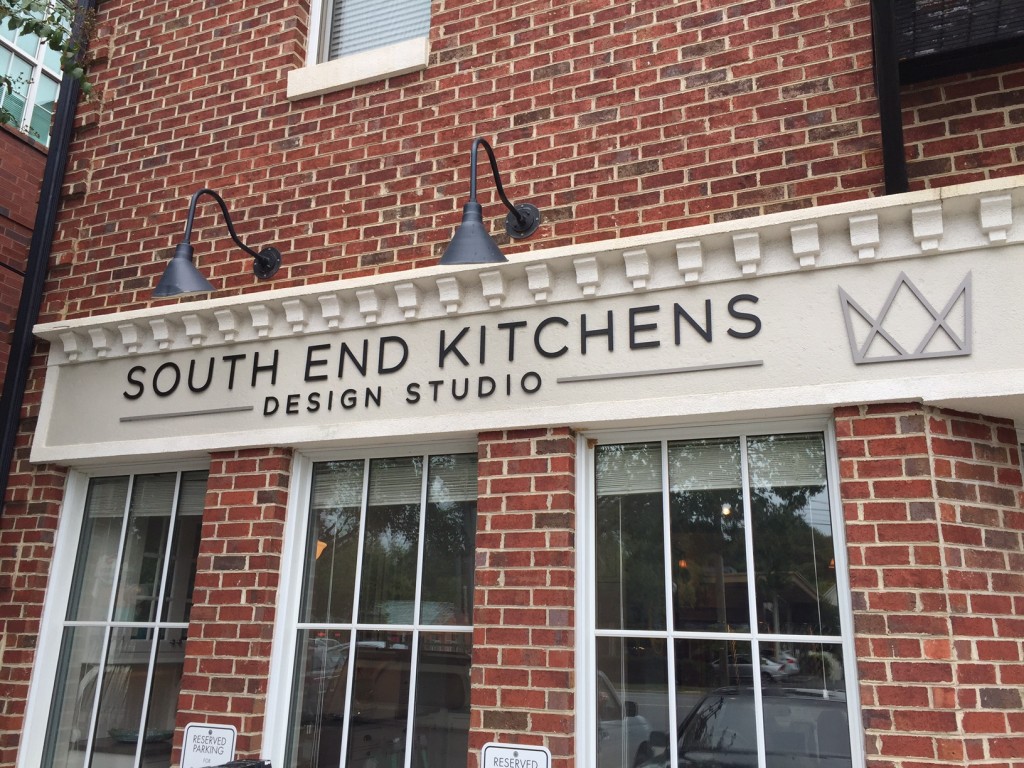 Exterior Dimensional Acrylic Letter Sign for South End Kitchens