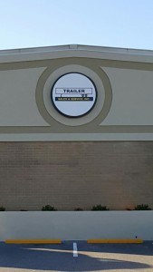 Circular Lightbox Sign with Vinyl and Acrylic Face and Vinyl Logo Graphics