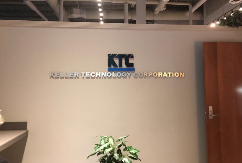 Keller Technology Corporation -- Interior Sign