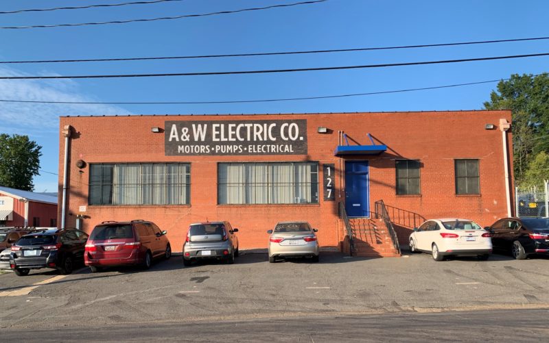 A&W Electric Co. of Charlotte -- Painted Sign