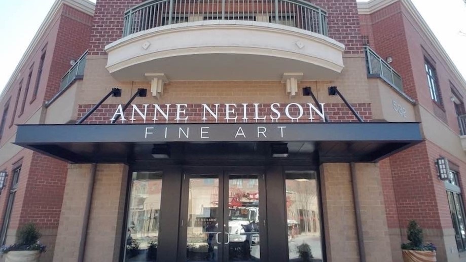 Anne Nielson Fine Art Sign - Aluminum Letters