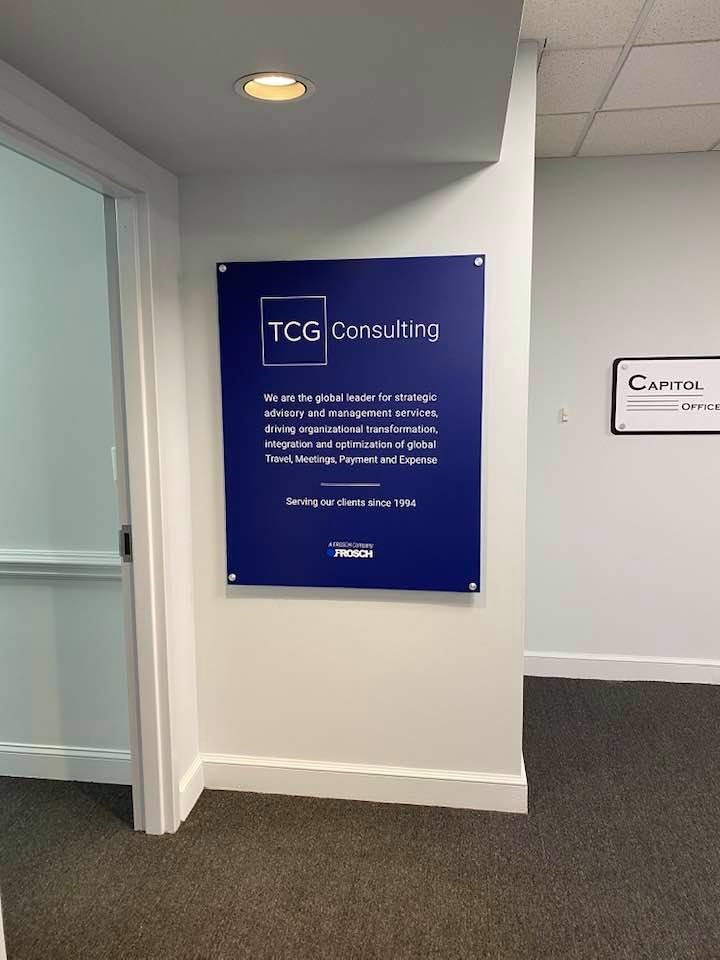 TCG Consulting - Interior Feature Wall Sign #2