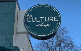 Custom Blade Sign for The Culture Shop of Charlotte