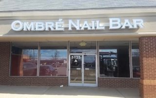 Ombre Nail Bar - LED Channel Letter Sign