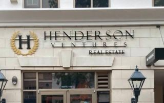 Custom Acrylic Letters and Logo Sign for Henderson Ventures