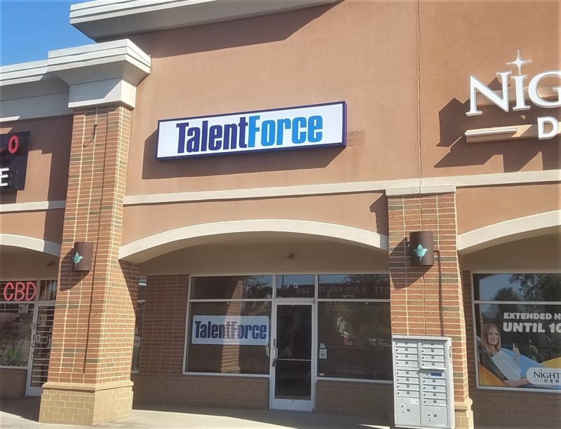 Talent Force Illuminated Box Sign