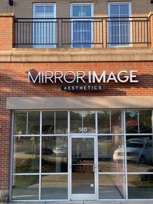 Mirror Image Channel Letter Sign