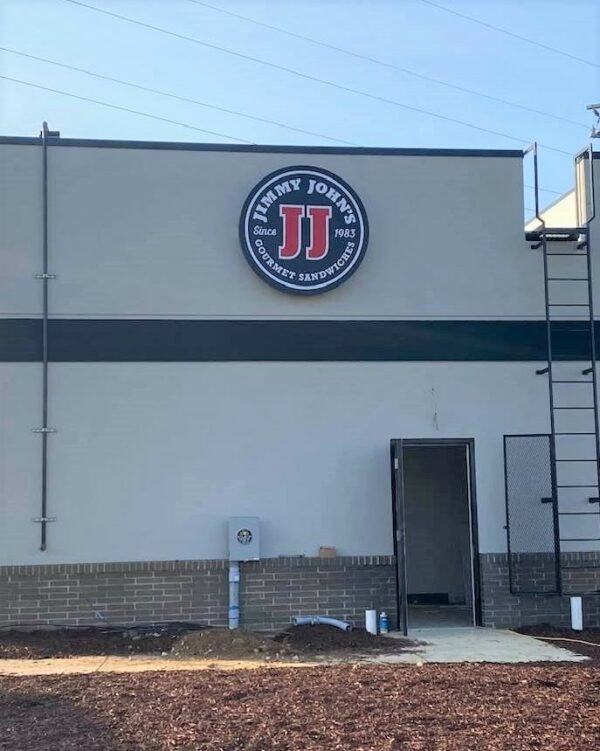Round Logo Sign for Jimmy John's of Fort Mill, SC