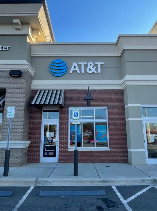 Channel Letter Sign - AT&T Store of Charlotte