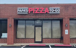 Papa's Pizza - Channel Letter Sign